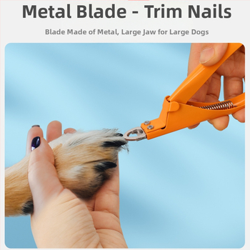 Clește de unghii din oțel inoxidabil pentru câini – instrument de tăiere a unghiilor pentru animale de companie