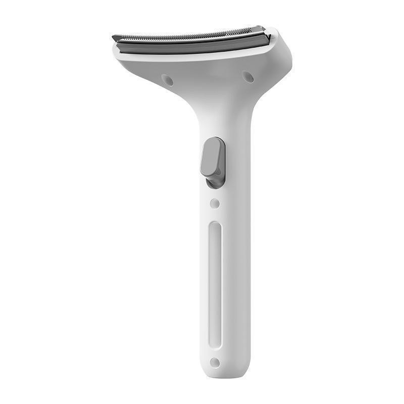 Greb za uklanjanje dlaka kućnih ljubimaca — zakrivljen, s finim zubima; Materijal: plast + nehrđajući čelik; 117 g po pakiranju; 120 paketa po kartonu