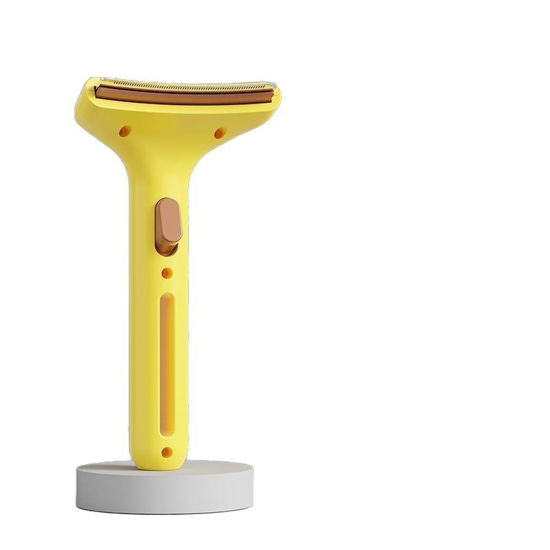 Greb za uklanjanje dlaka kućnih ljubimaca — zakrivljen, s finim zubima; Materijal: plast + nehrđajući čelik; 117 g po pakiranju; 120 paketa po kartonu