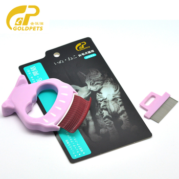 ABS χτένα με σχέδιο κοχυλιού για σκύρους — βούρτσα περιποίησης για αφαίρεση τριχώματος, κουτί 96 τεμάχια, μάρκα Petiy Baoli