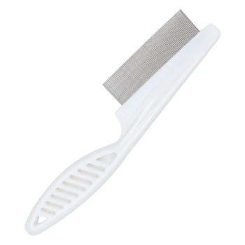 Háziállat-kefe macskáknak és kutyáknak, bolha- és tetű eltávolítás, ergonómikus fogantyú