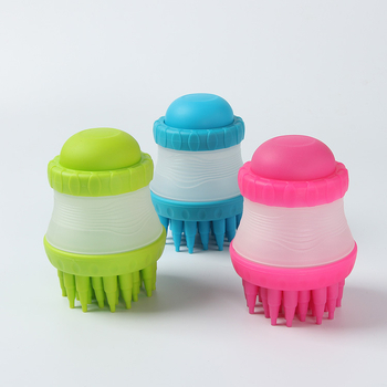 Pasja četka za kupanje s masažom – ABS materijal, kupanje/masaža, 100 komada, Pet supplies