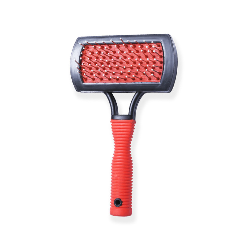 Mailang Kutyák és macskák dupla oldalú hajkeféje – műanyag, származás Zhenjiang; szőrzet eltávolítás, tisztítás, masszázs, bolha eltávolítás