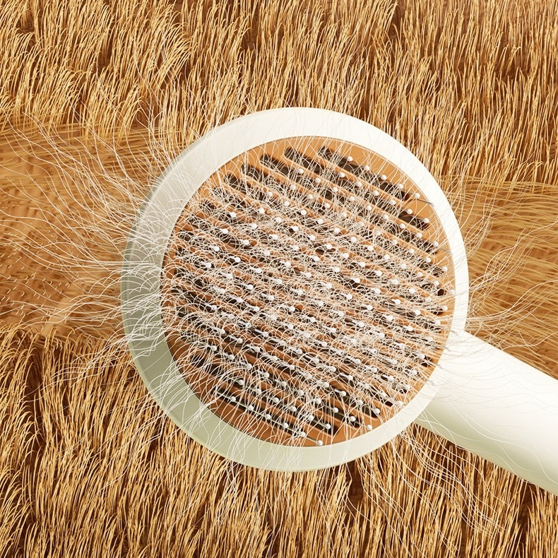 Milo háziállat fésű — kutya és macska, két az egyben tűs fésű készlet, ABS anyag, masszázs tűsfelülettel