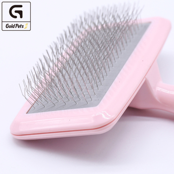 Goldpets 0,25 mm puha tűs fésű kutyáknak, rugalmas fogantyúval, műanyagból, dobozban 72 darab