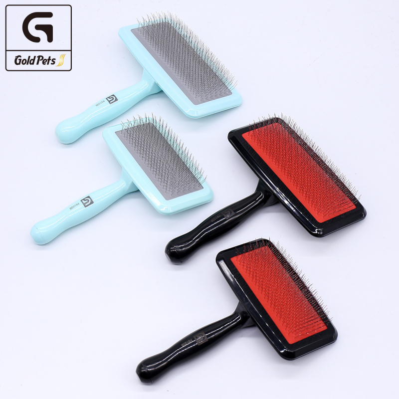 Goldpets 0,25 mm puha tűs fésű kutyáknak, rugalmas fogantyúval, műanyagból, dobozban 72 darab