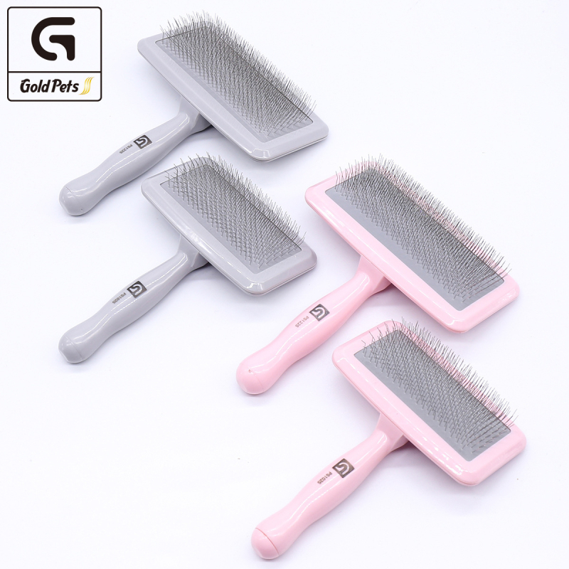 Goldpets 0,25 mm puha tűs fésű kutyáknak, rugalmas fogantyúval, műanyagból, dobozban 72 darab