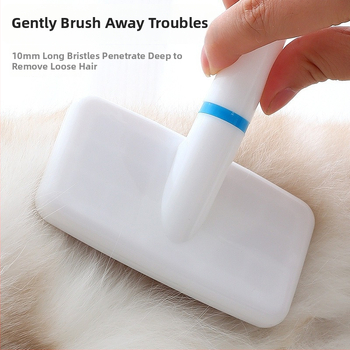 Hrebeň na starostlivosť o mačky s nehrdzavejúcimi ihlami na odstraňovanie voľnej srsti