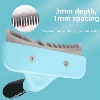 Hartley háziállat ápoló fésű macskáknak és kutyáknak – leváló szőr eltávolítása