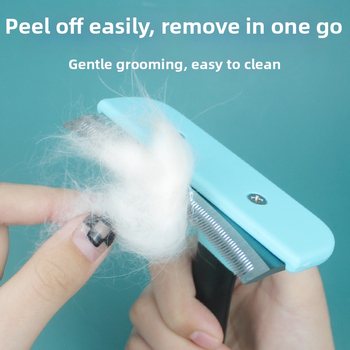 Hartley háziállat ápoló fésű macskáknak és kutyáknak – leváló szőr eltávolítása