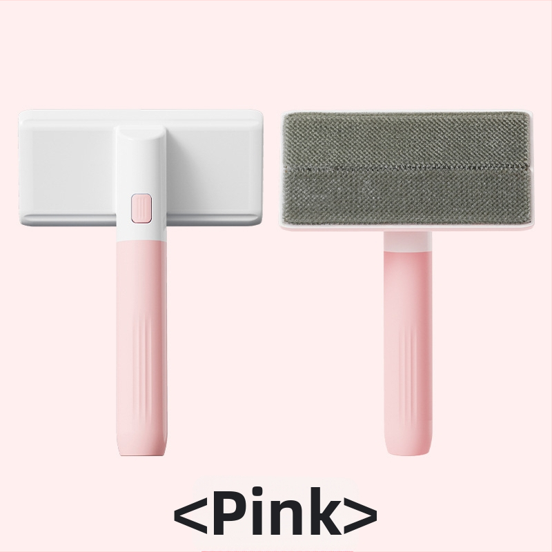 Χτένα αφαίρεσης τρίχας γάτας, διπλής όψεως, δύο κατευθύνσεις αφαίρεσης, αυτοκαθαριζόμενη, αποσπώμενο χερούλι, PP + πολυεστέρας