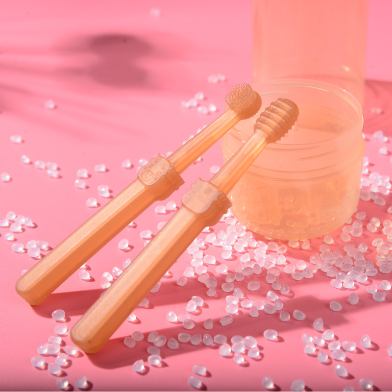 Macska szilikon fogkefés készlet – szájhigiéné, márka Sour bear (Anyag: szilikon; Kategória: fogkefe; Alkalmazható: macskák)