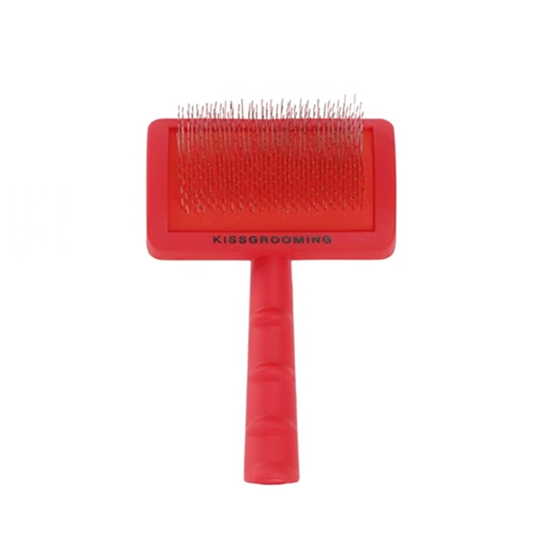 KISS zakrivljena igličasta češalj za mačke i pse — uklanjanje dlake i razmrsivanje čvorova