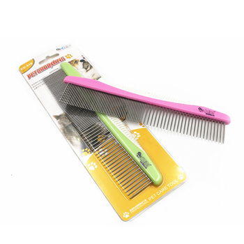 Pieptene pentru îngrijire a animalelor, din oțel inoxidabil, marca Cool, model Kd018