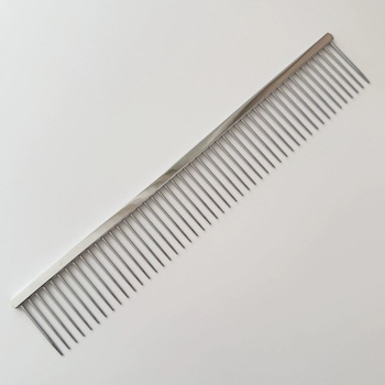 Kaķu un suņu mezglu ķemme – noņem vaļīgās spalvas un izlīdzina kažoku, tērauda konstrukcija, zīmols Perfectionism, universāla lietošana