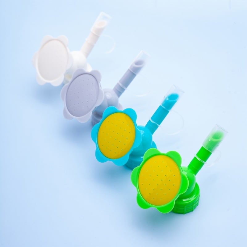 Пластмасова лейка за поливане със двойна глава душ за домашно градинарство