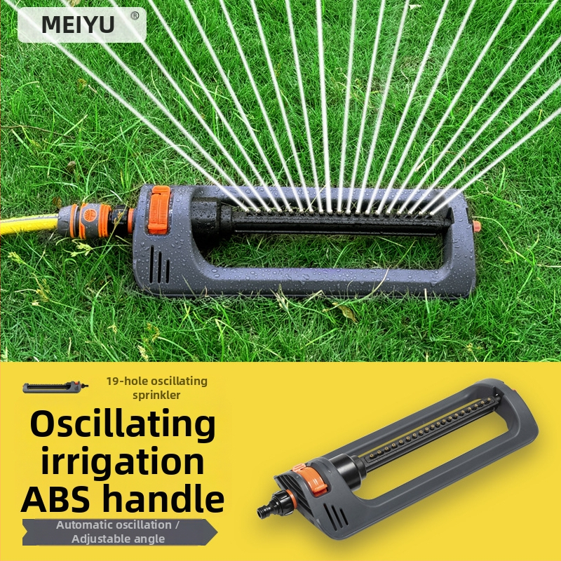 Beautiful ABS kývavý postrekovač pre záhradu a trávnik – 19 otvorov, automatické zavlažovanie