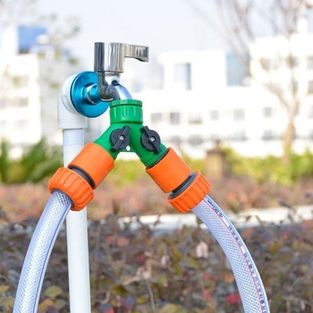 Водопроводен тръбен фитинг, тройник Y-образен, бързо свързване, пластмасов