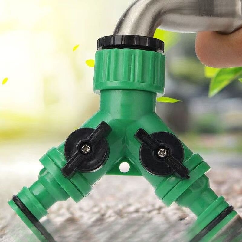 Водопроводен тръбен фитинг, тройник Y-образен, бързо свързване, пластмасов