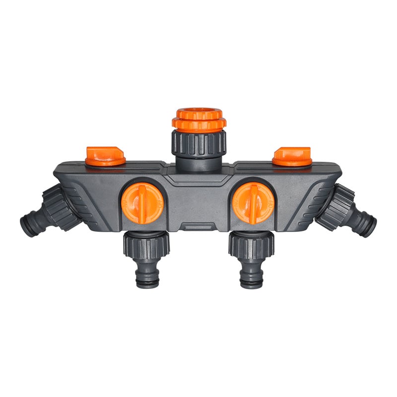 Yimay ABS водопроводен разклонителен клапан за домашна градина – 1 вход, 4 изхода