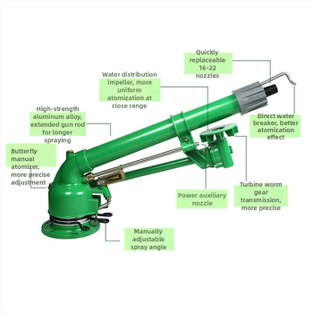 Atomizuotas purškimo antgalis, nerūdijančio plieno, skirtas namų sodams ir žemės ūkiui