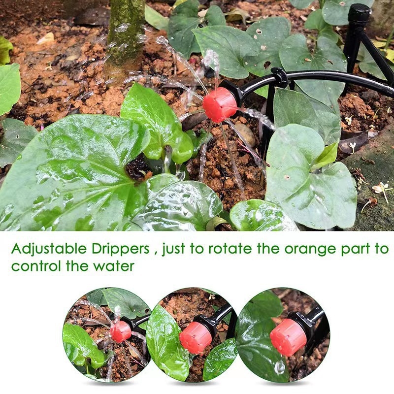 Kit de irigații prin picurare, din PVC, capacitate 10, instalare ușoară și flexibilă, potrivit pentru grădinărit acasă și producția agricolă