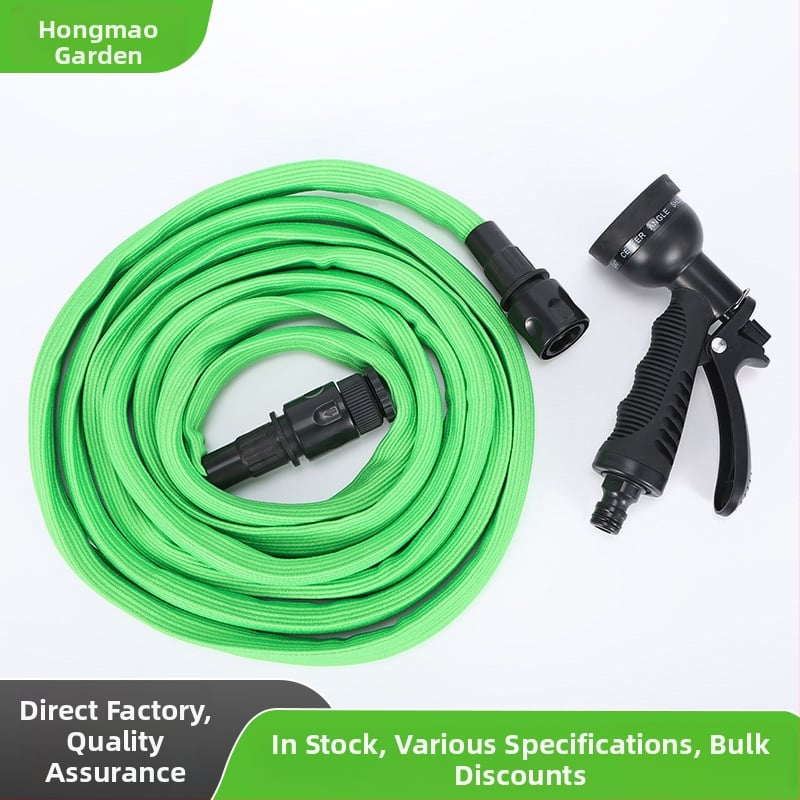 Furtun de apă din plastic pentru grădină de casă — conectare rapidă, irigare prin pulverizare