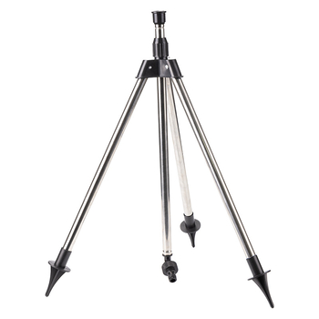 Stropitor de irigații reglabil cu trepied, duză rotativă 360°, braț rocker, oțel inoxidabil, ridicare