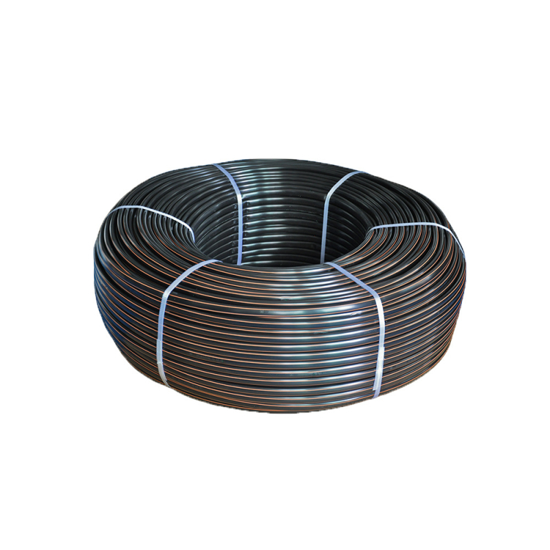 Conductă pentru irigare prin picurare cu compensație a presiunii, PE, debit 1,6 L/h, distanță între capetele de picurare 30 cm