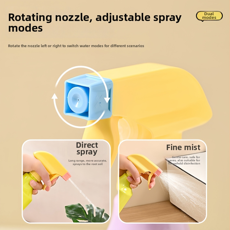 Sticlă de pulverizare pentru grădinărit de acasă — plastic, conectare rapidă, irigare prin pulverizare