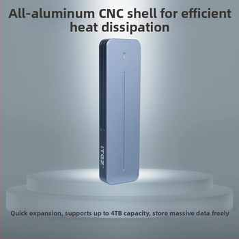 M.2 NVMe väliskorpus – JMS583, USB 3.2 Gen2 10Gbps, alumiiniumsegu, toetab kuni 4TB