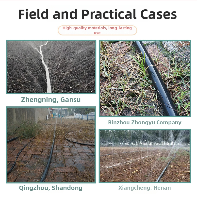 Laistymo purškimo juosta kviečiams ir kukurūzoms, 5 skylės, DN40, PE