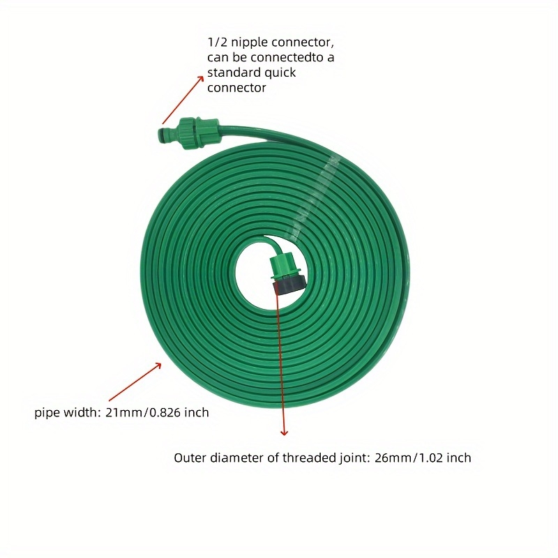 Bandă de irigare cu micro-stropire, PVC, capacitate personalizată, pentru grădinărit casnic și irigații agricole