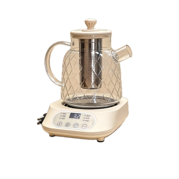 Stikla veselības tējas kanna, 220V, 500W, mikroprocesora vadība (BG-A1)