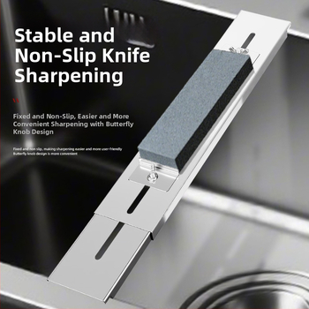 Raft pentru piatră de ascuțit pentru chiuvetă – oțel inoxidabil, anti-alunecare, montaj fără găuri, design minimalist modern, Cherry blossoms, cod mdj001