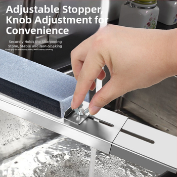 Raft pentru piatră de ascuțit pentru chiuvetă – oțel inoxidabil, anti-alunecare, montaj fără găuri, design minimalist modern, Cherry blossoms, cod mdj001