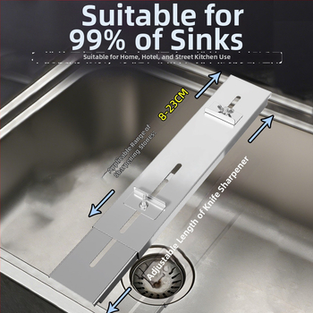 Raft pentru piatră de ascuțit pentru chiuvetă – oțel inoxidabil, anti-alunecare, montaj fără găuri, design minimalist modern, Cherry blossoms, cod mdj001