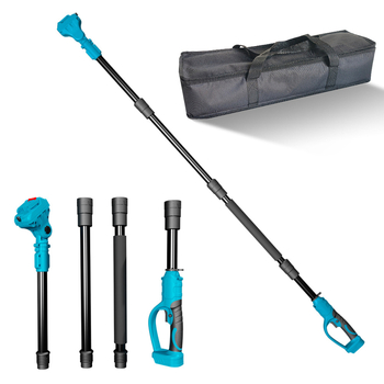 Tijă de extindere Li-ion pentru unelte, teleskopică, pentru tăierea crengilor înalte — ferăstrău și foarfecă, cu cuplă multiarticulată, model A11