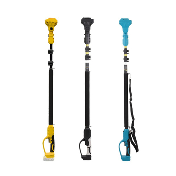 Tijă de extindere Li-ion pentru unelte, teleskopică, pentru tăierea crengilor înalte — ferăstrău și foarfecă, cu cuplă multiarticulată, model A11