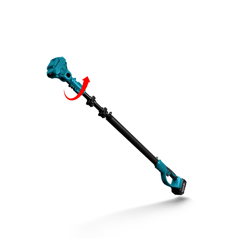 Tijă de extindere Li-ion pentru unelte, teleskopică, pentru tăierea crengilor înalte — ferăstrău și foarfecă, cu cuplă multiarticulată, model A11