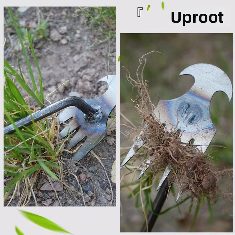 Náradie na vytrhávanie burín — štvorzubé hrebeň z mangánovej ocele