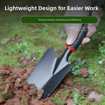 Неръждаема стомана градинска лопатка за външна употреба — копане и плевене