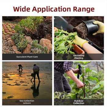 Неръждаема стомана градинска лопатка за външна употреба — копане и плевене