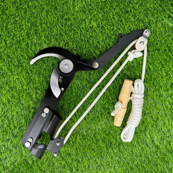 Senba foarfecă de tăiere pentru crengi înalte, cu deschidere mare și role din fier, pentru castane și pomi fructiferi – lungime totală 330 mm, lungime lamă 70 mm, greutate 0,63 kg