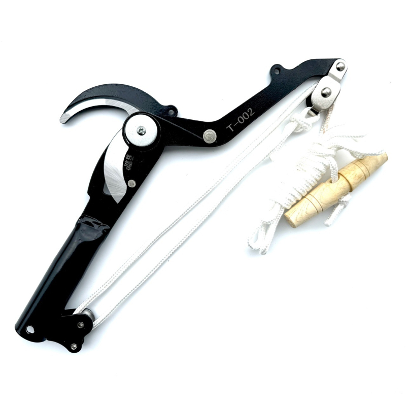 Senba foarfecă de tăiere pentru crengi înalte, cu deschidere mare și role din fier, pentru castane și pomi fructiferi – lungime totală 330 mm, lungime lamă 70 mm, greutate 0,63 kg