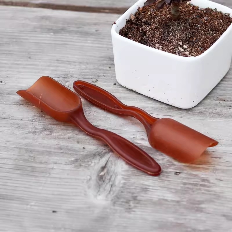 Пластмасова мини лопатка за саксии — градинарски инструмент за микроландшафтно засаждане вкъщи, марка: Друг