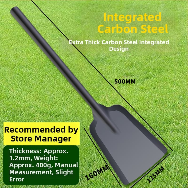 Удебелена лопата за барбекю и градина – за почистване на барбекю, дърва и пръст