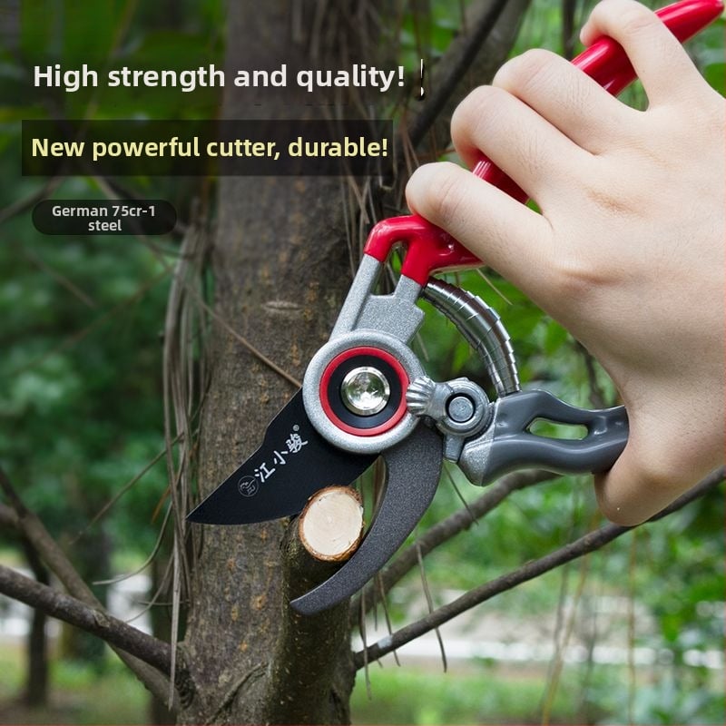 75Cr-1 Εξοικονομητικά ψαλίδια κηπουρικής για κλάδεμα κλαδιών, ειδικά ψαλίδια για κλάδεμα φρούτων δέντρων, οικιακά εργαλεία κλάδεματος ανθών
