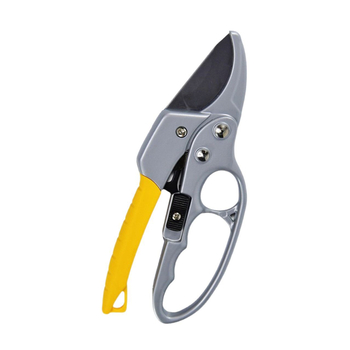 Foarfă de tăiat ramuri cu protecţie pentru mână şi mâner drept, cap de peşte, design secționat, Model 31, unelte de grădină multifuncționale pentru fructe și pomi