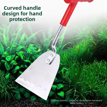 Градинарска лопата от неръждаема стомана за копаене на диви зеленчуци и чесън, засаждане на цветя и плевене — персонализиране по заявка; за битова употреба